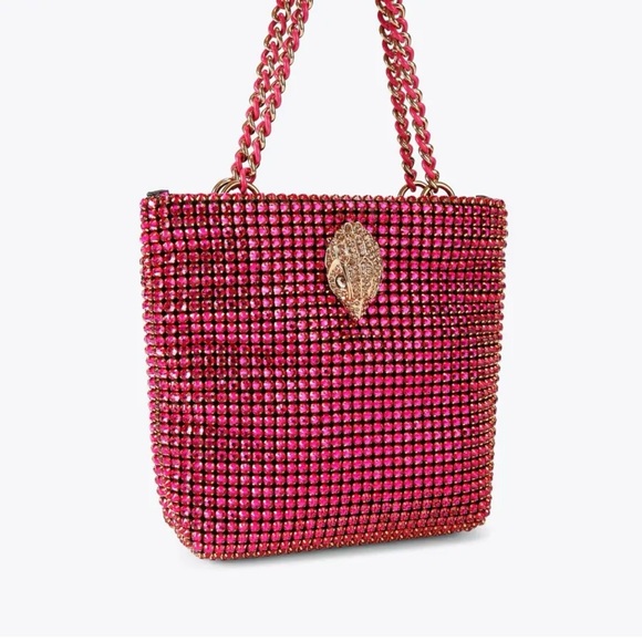 Kurt Geiger Handbags - Kurt Geiger Mini Party Tote Fuchsia